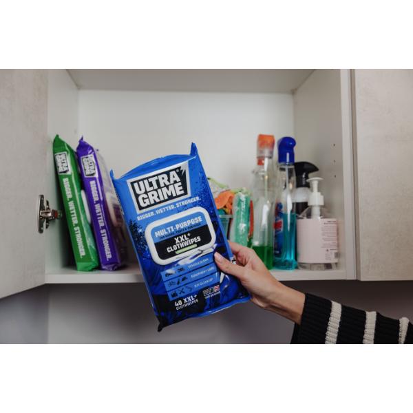 UltraGrime Life Multipurpose XXL Clothwipes - 40pk