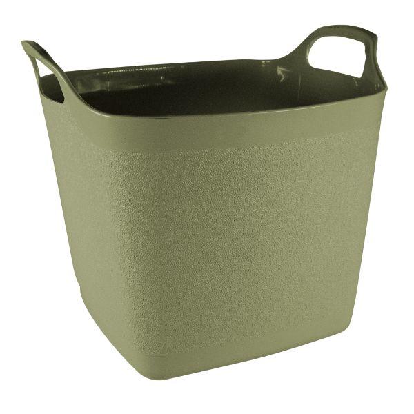 Town &amp; Country 25L Square Flexi-Tub Sage Green