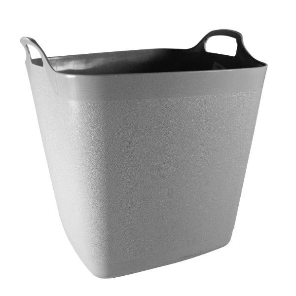 Town &amp; Country 40L Square Flexi-Tub Soft Grey