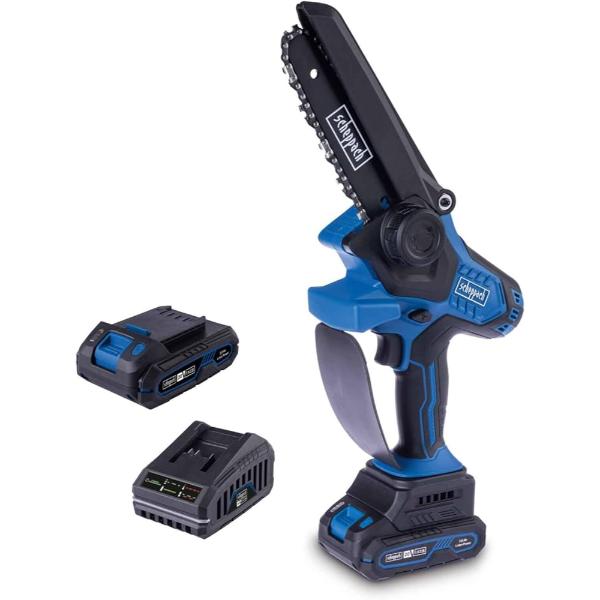 Scheppach 20V Battery Mini Chainsaw  With 2Ah Starter Kit