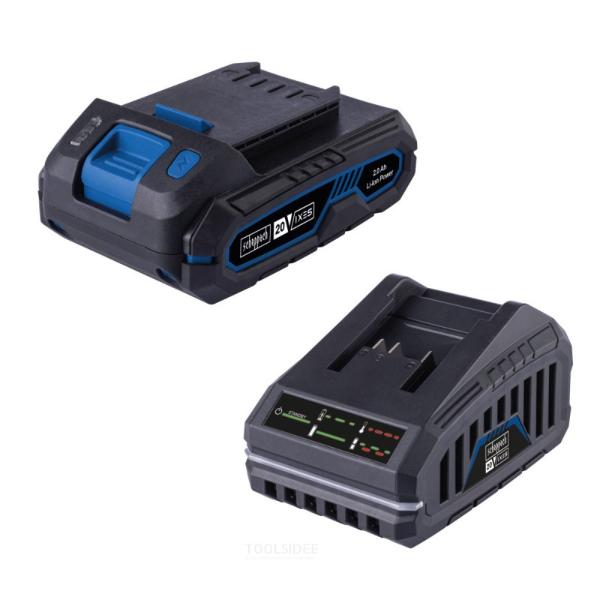 Scheppach Starter Kit 2.0 Sbsk2.0. 2Ah Battery And Charger