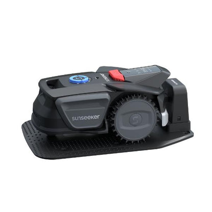 Sunseeker V1 Wire Free Vision Ai Robotic Lawn Mower with Garage 300m2