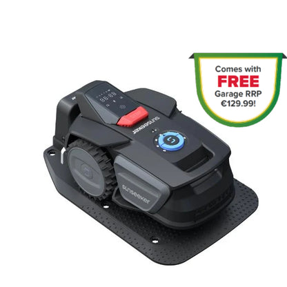 Sunseeker V1 Wire Free Vision Ai Robotic Lawn Mower with Garage 300m2