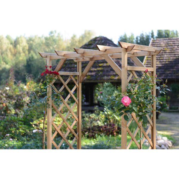 Wooden Flat Top Arch