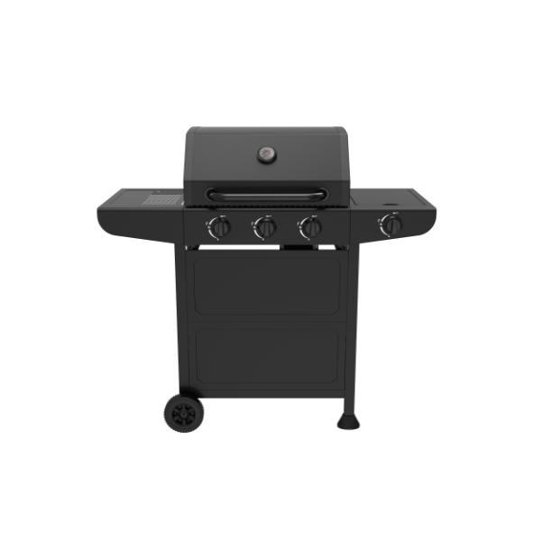 3 Burner Gas BBQ with Side Burner &amp; Gas Regulator