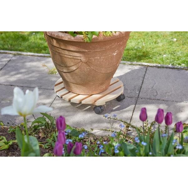 Pot Caddy Smart Garden Woodland Pot Caddy 38 cm – Co-Op Superstores