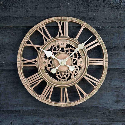 Smart Garden Outside In Designs Newby Mechanical Clock Bronze 12&quot;