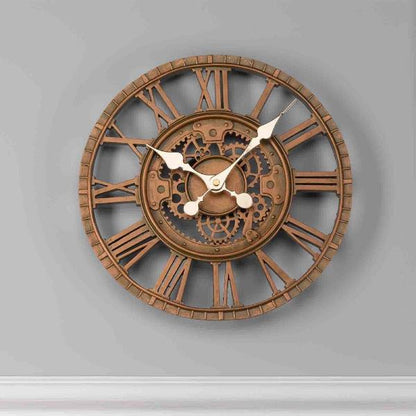 Smart Garden Outside In Designs Newby Mechanical Clock Bronze 12&quot;