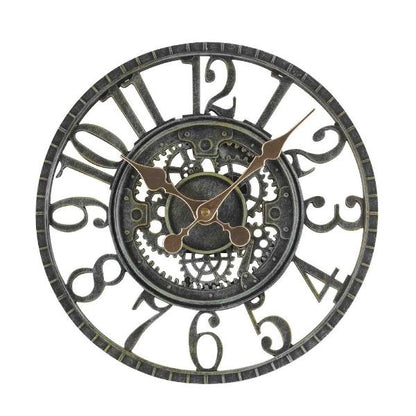 Smart Garden Outside In Designs Newby Mechanical Clock Verdigris 12&quot;
