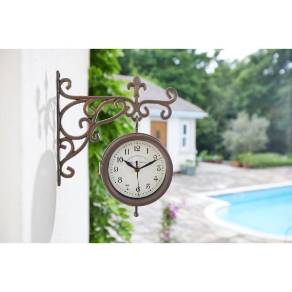 Smart Garden Outside In Designs York Clock Bronze 25cm