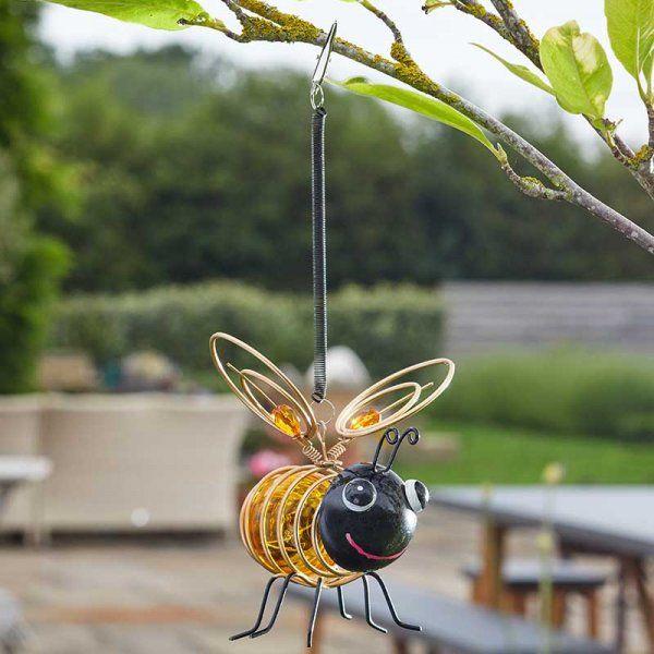 Smart Solar Hanging Bug Light - Bee