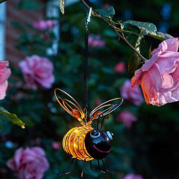 Smart Solar Hanging Bug Light - Bee