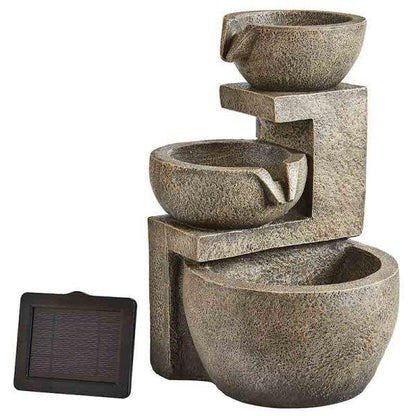 Smart Water Feature Solar Powered  Genoa Cascade