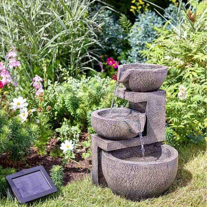 Smart Water Feature Solar Powered  Genoa Cascade