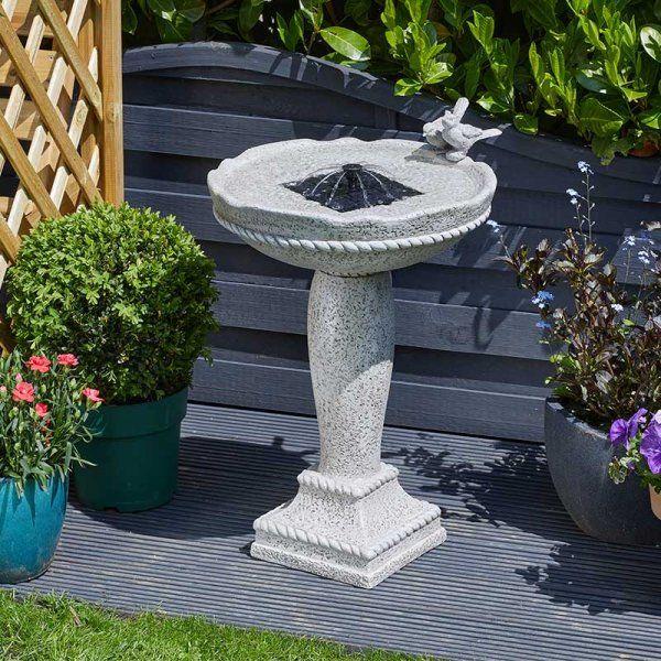 Smart Water Feature Solar Powered  Feathered Friends