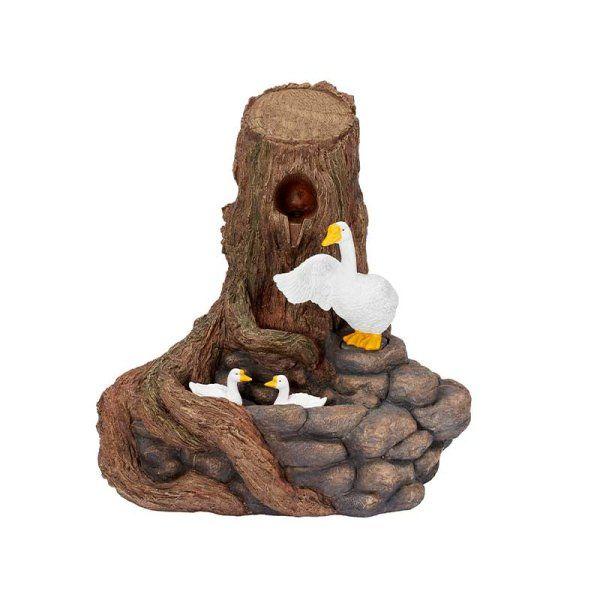 Smart Water Feature Solar Hybrid Power Feather Falls