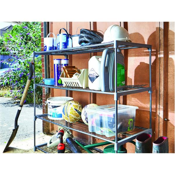 Smart Grozone 4 Tier Shelving for Mini Poly Greenhouse