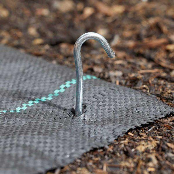 Smart Useful 23cm Galvanised Ground Hooks 10pk