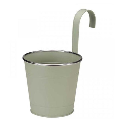 Smart Hanging And Patio Gardening 6In Fence &amp; Balcony Hanging Pot - Sage