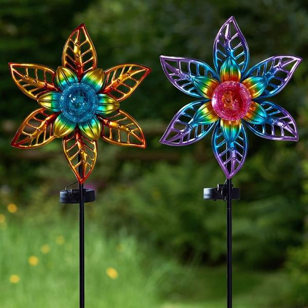 Smart Garden Flora Blooms Solar Stake Light 