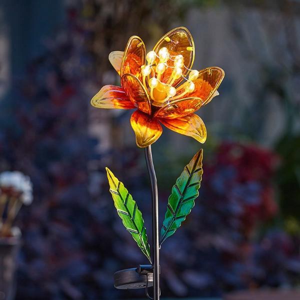 Smart Garden GloBloom Solar Stake Light - Yellow
