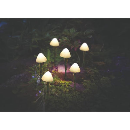 Smart Garden LumiShrooms Solar Stake Lights XL - Wired Set of 6