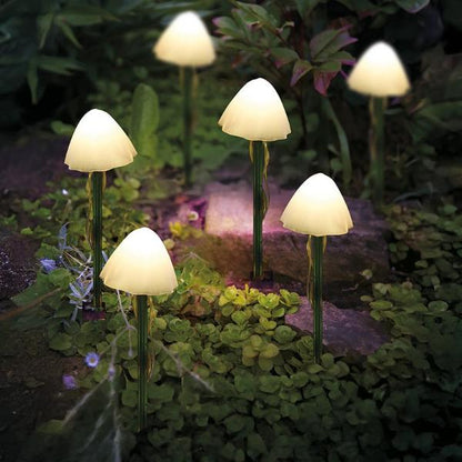 Smart Garden LumiShrooms Solar Stake Lights XL - Wired Set of 6