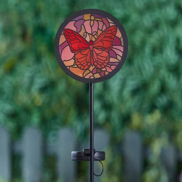 Smart Garden Tiffany Butterfly Solar Stake Light