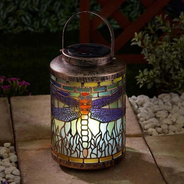 Smart Garden Tiffany Dragonfly Solar Lantern
