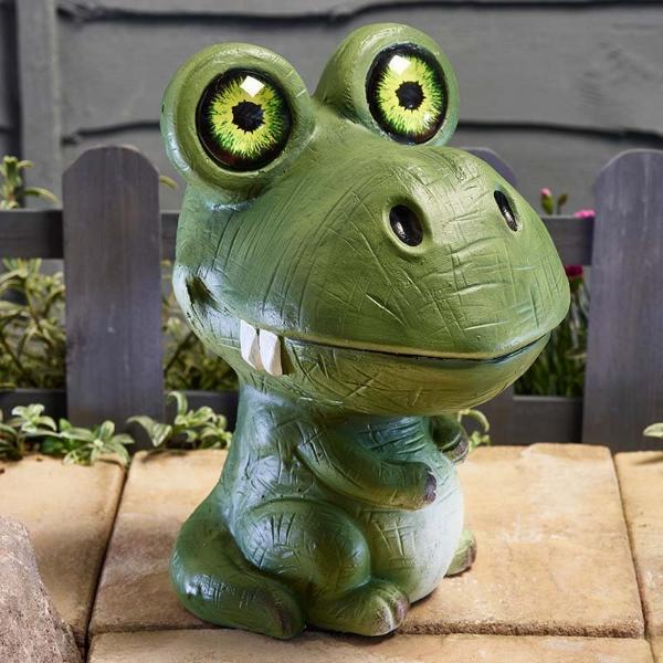 Smart Garden Solar Glow Eyes Croc