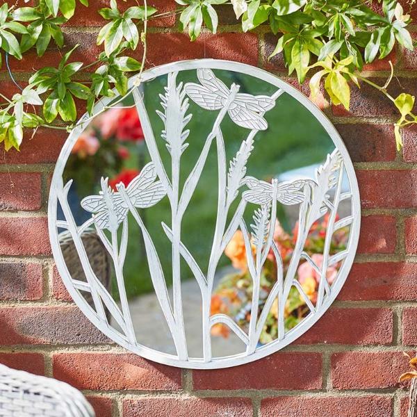 Smart Garden Outside In Designs WingFlection Mirror Silvergris