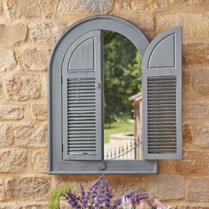 Smart Garden Products Outside In Designs Louvre Mirror Slate