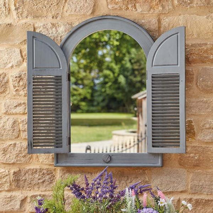 Smart Garden Products Outside In Designs Louvre Mirror Slate
