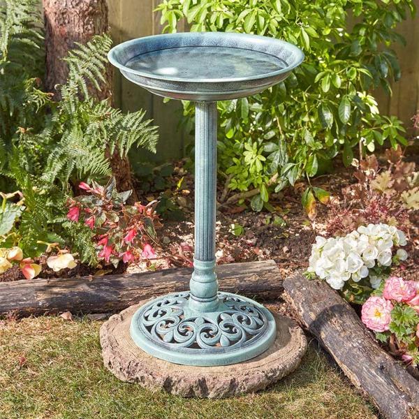 Smart Garden Chapelwood Verdigris Birdbath