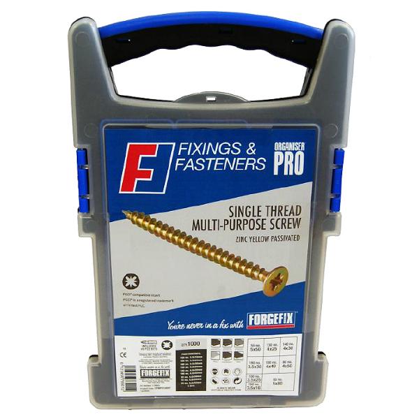 Forgefix Single Thread Multi-Purpose 1000pc Screw Set