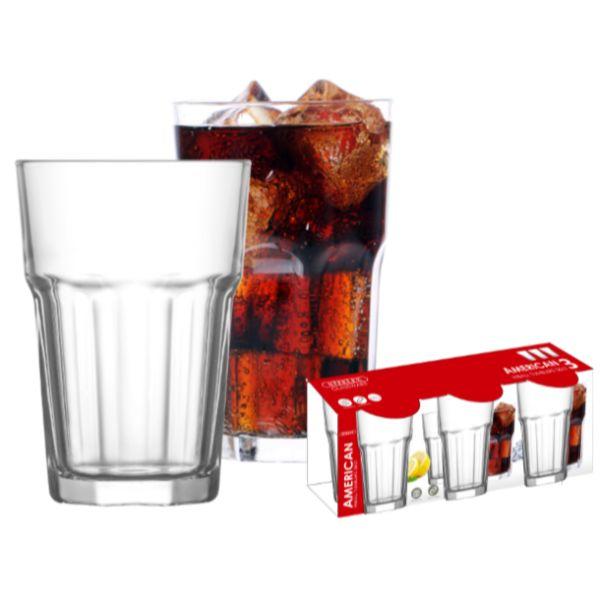 American Hiball 36Cl Set 3 - Steelex Glassware