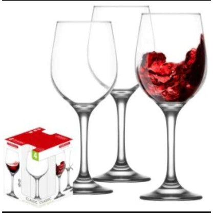 Set of 4 Red Wine Glasses 36cl