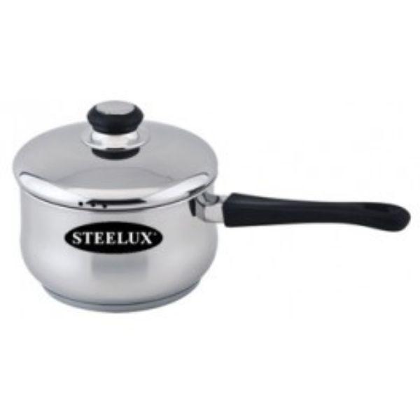 18Cm Steelex Saucepan &amp; Lid 7.2In