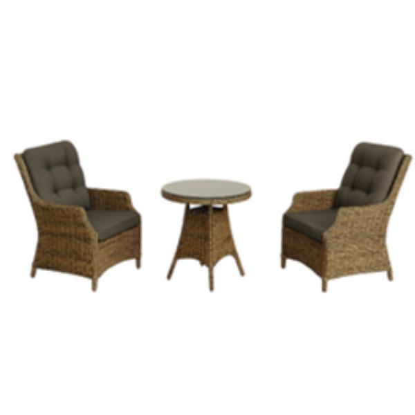 Kaia 2 Piece Rattan Outdoor Furniture Set With Cover 