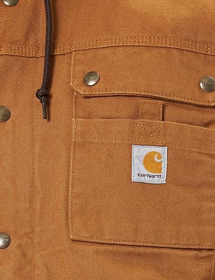 Carhartt Bartlett Relaxed Fit Washed Duck Sherpa Lined Utility Jacket
