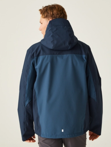 Regatta Birchdale Mens Waterproof Jacket Blue Moonlight Denim
