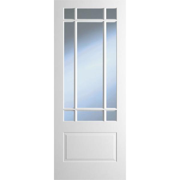 Indoors Dover Templar Glazed Primed Door 80X32