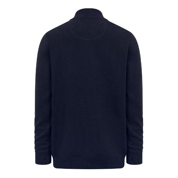 Hoggs of Fife FalKirk Mens 1/4 Zip Pullover Hblue