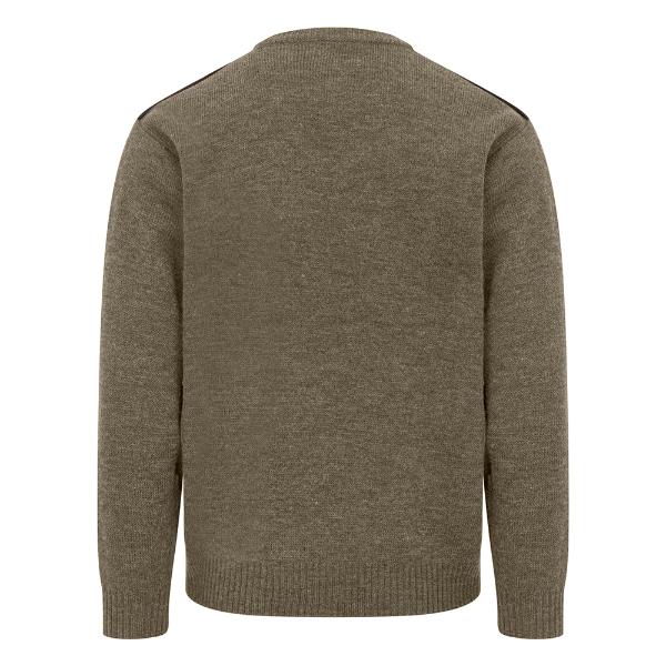 FieldPro Melrose Mens Crew Pullover MGreen Marl
