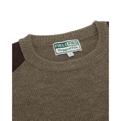FieldPro Melrose Mens Crew Pullover MGreen Marl