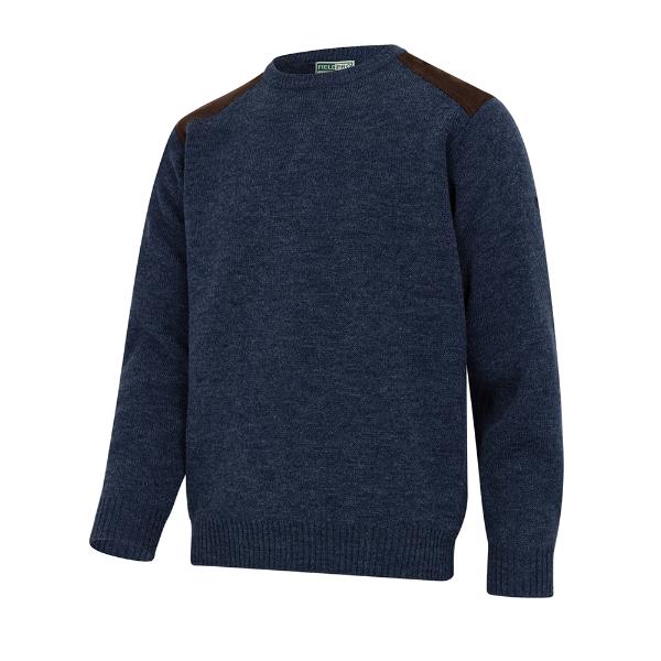 FieldPro Melrose Mens Crew Pullover SBlue Marl