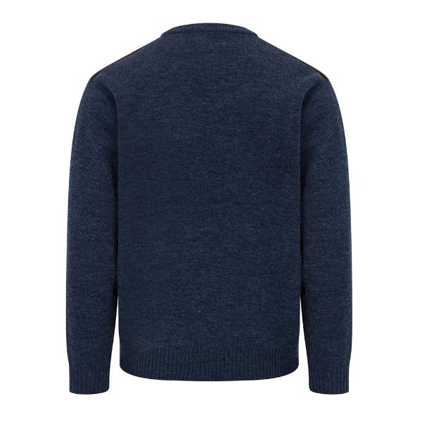 FieldPro Melrose Mens Crew Pullover SBlue Marl