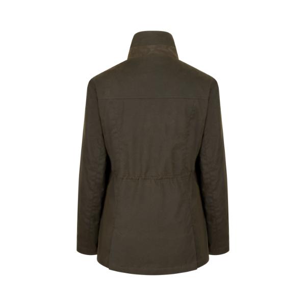 Hoggs of Fife Caledonia Ladies Wax Jacket Olive