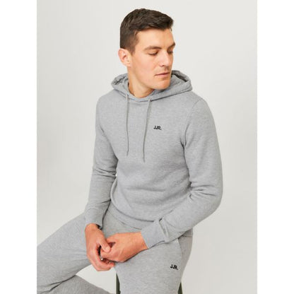JJ Rebel Mens Logo Sweatshirt Light Grey Melange