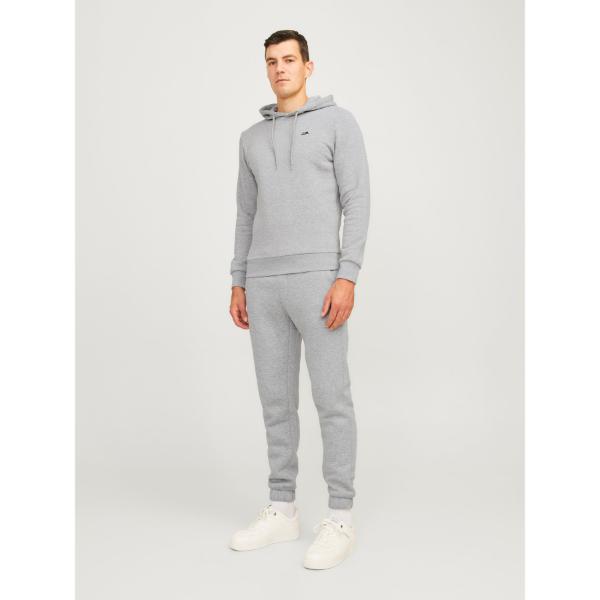 JJ Rebel Mens Logo Sweatshirt Light Grey Melange